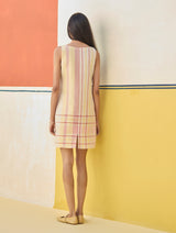 Nora Check Shift Dress With Blazer
- Sand