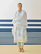 Kera Floral Embroidered Kurta Set
- Sky