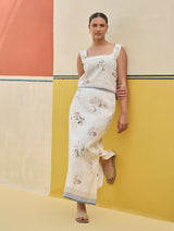 Leena Floral Co-ord Set
- Ivory