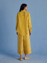 Alila Hand-Embroidered Co-ord Set - Ochre