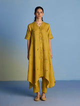 Inoya Linen Co-ord Set - Ochre