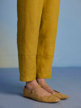 Inoya Linen Co-ord Set - Ochre