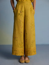 Alila Hand-Embroidered Co-ord Set - Ochre