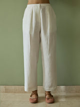 Tala Forever Linen Pants - Ivory