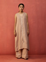 Rohe Sleeveless Linen Tunic - Dusty Rose