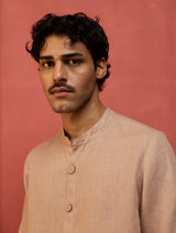 Shuko Linen Shirt - Dusty Rose