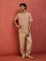 Shuko Linen Shirt - Dusty Rose