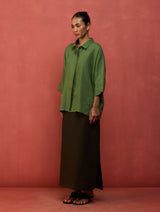 Yoko Forever Linen Co-ord Set - Fern Green