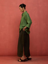 Yoko Forever Linen Co-ord Set - Fern Green