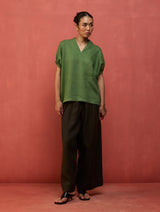 Hoshi Linen Co-ord Set - Fern Green