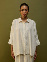 Yoko Forever Linen Shirt - Off White