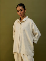 Yoko Forever Linen Shirt - Off White