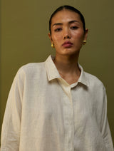 Yoko Forever Linen Shirt - Off White