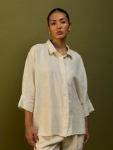 Yoko Forever Linen Shirt - Off White