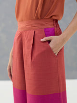 Eva Eri Silk Culottes - Rose