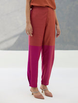 Nira Hand-Embroidered Kurta Set -  Rose