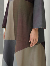 Zoa Eri Silk Dress - Taupe Grey
