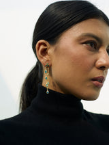 Iris Earring - Sea