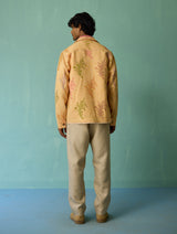 Bardor Floral Block-Printed Jacket - Apricot