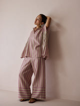 Venn Pleated Linen Co-ord Set - Natural