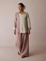 Leena Patchwork Linen Co-ord Set