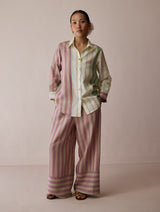 Leena Patchwork Linen Co-ord Set