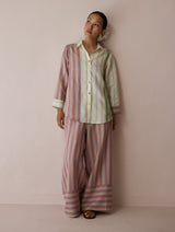 Leena Patchwork Linen Co-ord Set