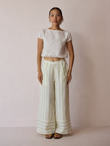 Rimi Linen Co-ord Set - Ivory