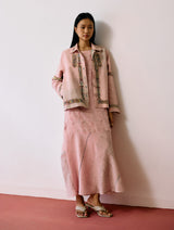 Dana Pintuck & Pleat Sleeveless Co-ord - Pink