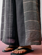 Hanat Hand-Embroidered Bird Co-ord - Charcoal