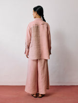 Hanat Hand-Embroidered Bird Co-ord - Pink