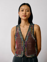 Kaya Hand-Embroidered Co-ord - Charcoal