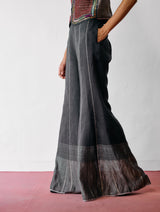 Kaya Hand-Embroidered Co-ord - Charcoal