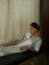 Masa Timeless Linen Dress - Off-White