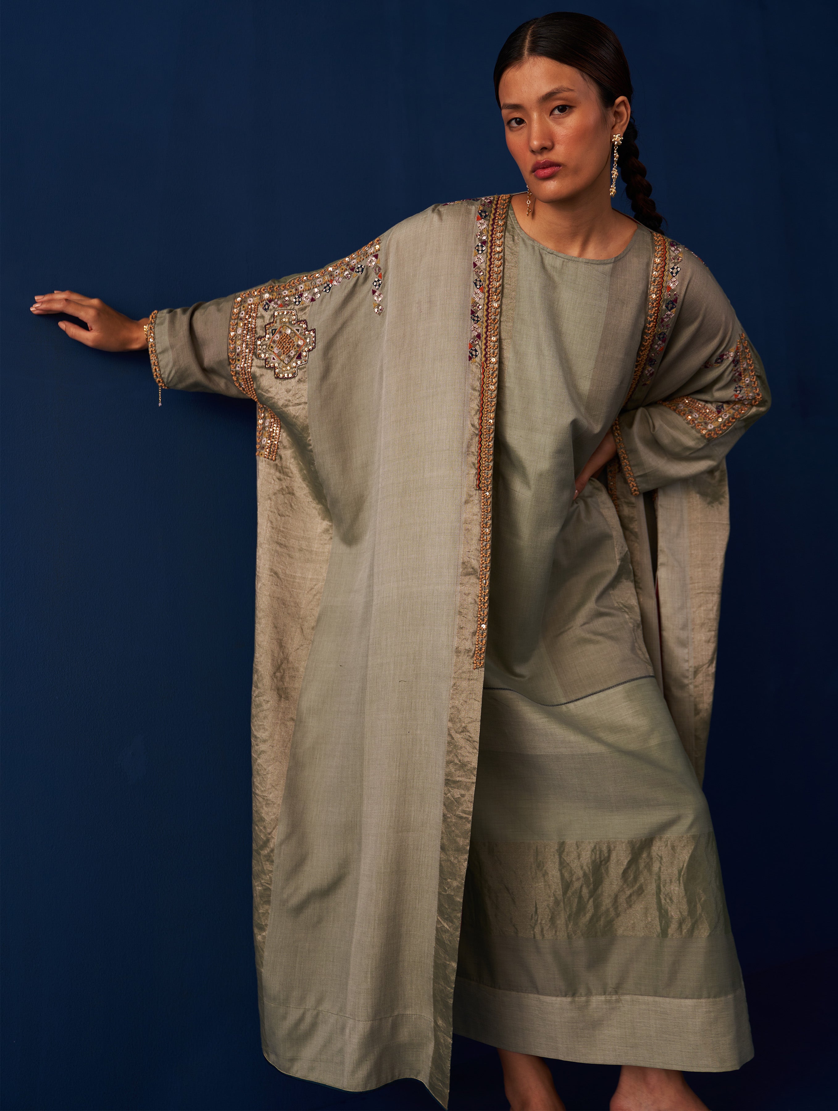 Zina mul cotton silk co-ord sets main image 0