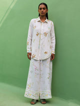 Alila Hand-Embroidered Co-ord Set - White