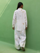 Alila Hand-Embroidered Co-ord Set - White