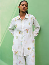 Alila Hand-Embroidered Co-ord Set - White