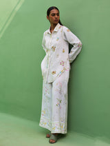 Alila Hand-Embroidered Co-ord Set - White