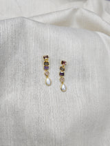 Rysa Drop Earrings - Rose