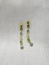 Aarya Earrings - Sea