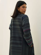 Daphne Merino Wool Kurta - Charcoal