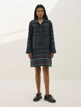 Eden Patch Pocket Dress - Charcoal