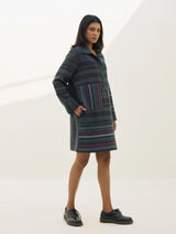 Eden Patch Pocket Dress - Charcoal