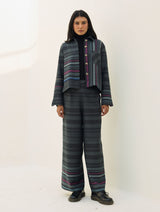 Noelle Merino Wool Co-ord Set - Charcoal