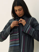 Noelle Merino Wool Co-ord Set - Charcoal