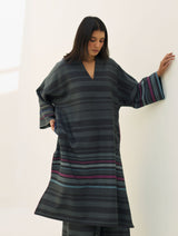 Anette Pheran Merino Wool Kurta - Charcoal