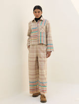 Noelle Merino Wool Co-ord Set - Beige