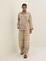 Ellen Dolman Sleeve Co-ord Set - Beige