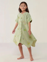 Inoya Linen dress - Mint